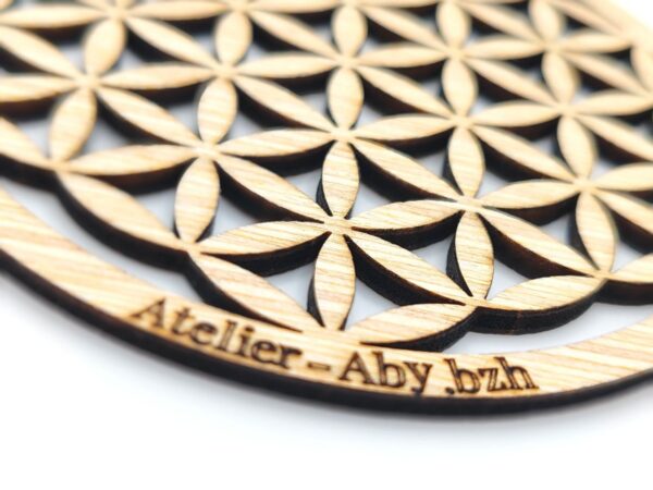 Fleur de Vie - Atelier Aby - Fabriquée en Bretagne
