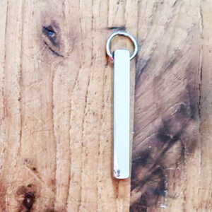 Pendentif barre argent - Atelier Aby - Bretagne - Produits artisanaux