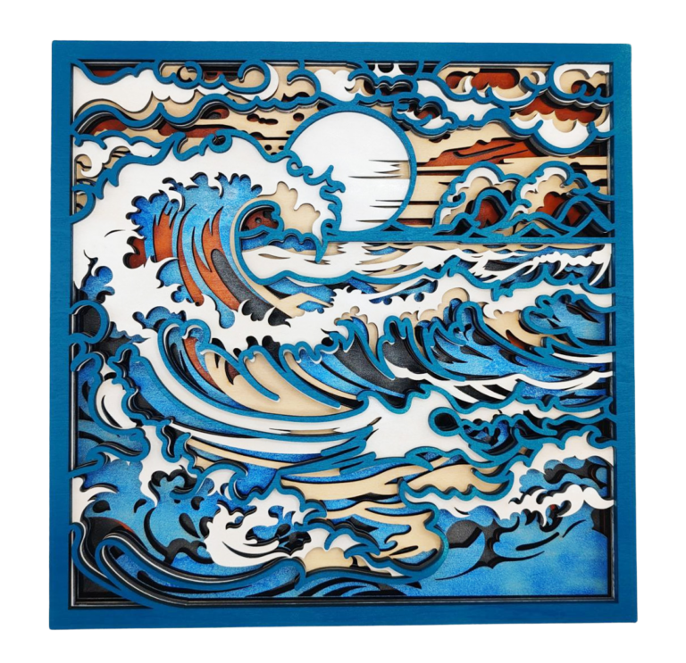 Tableau Océan - Atelier Aby - Bretagne - Produits artisanaux