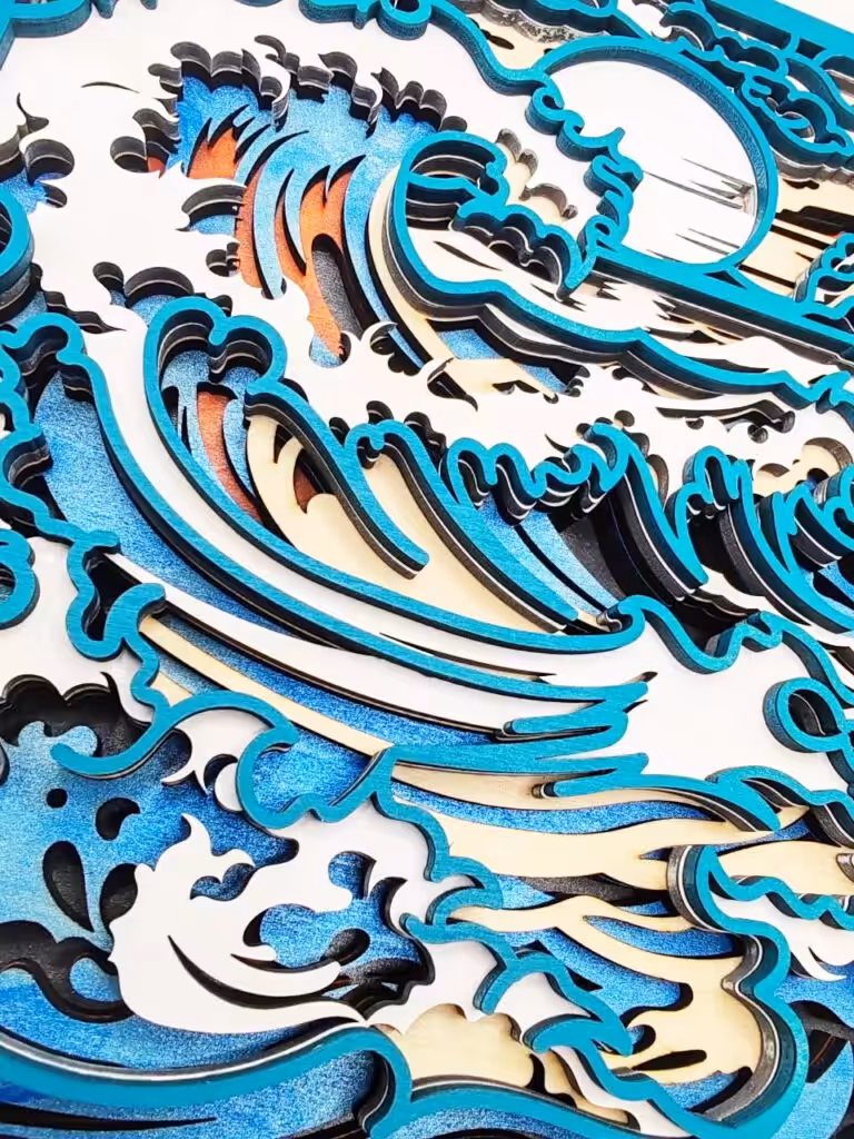 Tableau Océan - Atelier Aby - Bretagne - Produits artisanaux