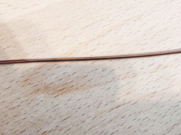 Pendentif rond couleur or rose – Image 3