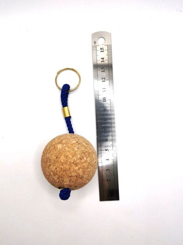 Porte-clefs liège forme boule - Atelier Aby - Côtes d'Armor - Bretagne