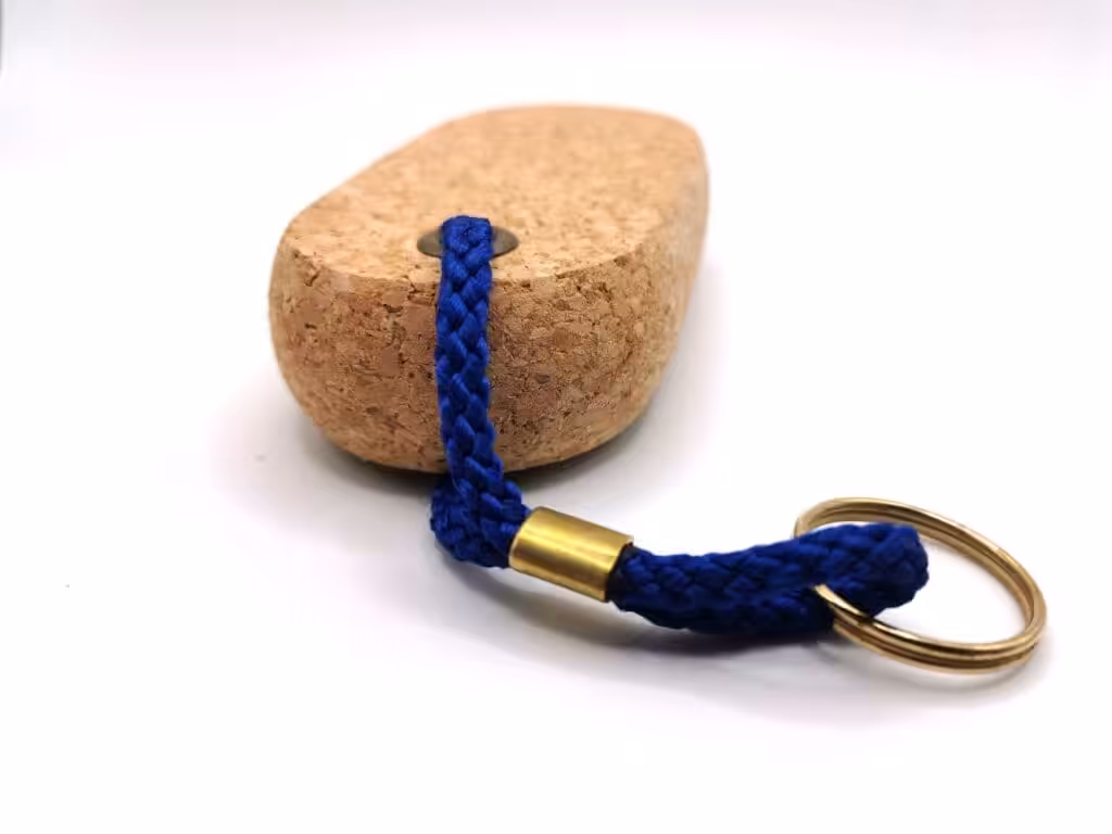 Porte-clefs liège bateau - Atelier Aby - Côtes d'Armor - Bretagne