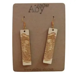 Boucles d'oreilles - Méduses - Atelier Aby - Plérin - Côtes d'Armor - Bretagne