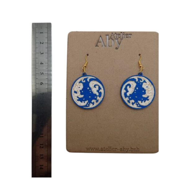 Boucles Oreilles Vagues Colorées - Atelier Aby - Plérin