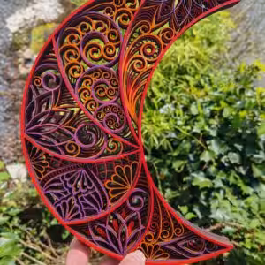 Lune colorée - Côtes d'Armor - Atelier Aby