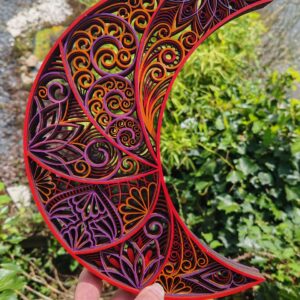Lune colorée - Côtes d'Armor - Atelier Aby