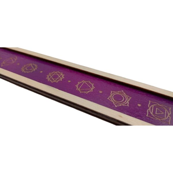 Porte encens Lotus et 7 Porte Encens Lotus Et 7 Chakras - Atelier Aby - Bretagne