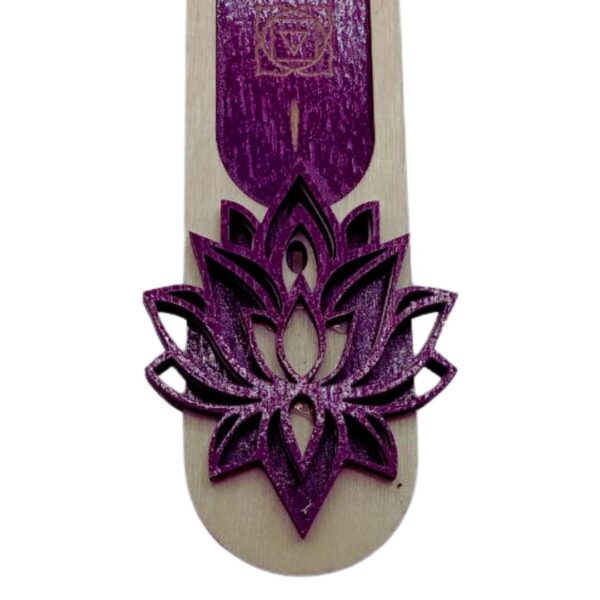 Porte Encens Lotus Et 7 Chakras - Atelier Aby - Bretagne