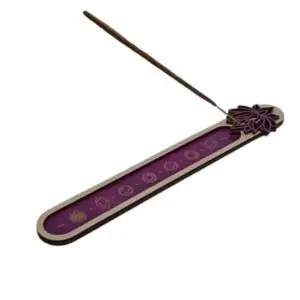 Porte Encens Lotus Et 7 Chakras - Atelier Aby - Bretagne