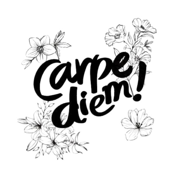 Tote Bag Carpe Diem Exemple Violet - Atelier Aby - Côtes d'Armor