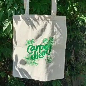 Tote Bag Carpe Diem Modèle unique - Atelier Aby - Saint-brieuc
