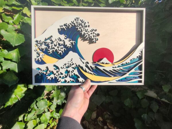 Vague éternelle de Kanagawa d'Hokusai - Bretagne - atelier Aby