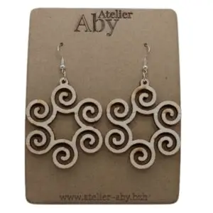 Boucles Oreilles Symbole Celte - Atelier Aby - Côtes d'Armor