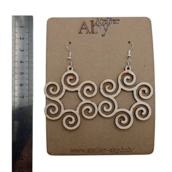 Boucles Oreilles Symbole Celte - Atelier Aby - Côtes d'Armor