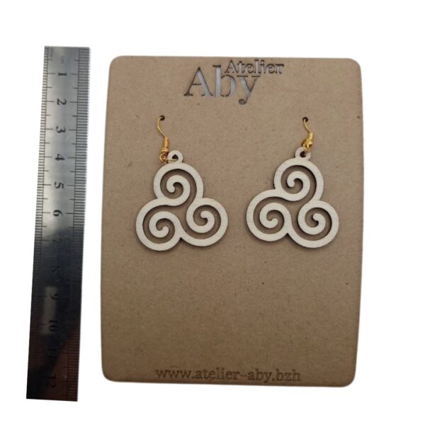 Boucles Oreilles Tryskell - Atelier Aby - Bretagne