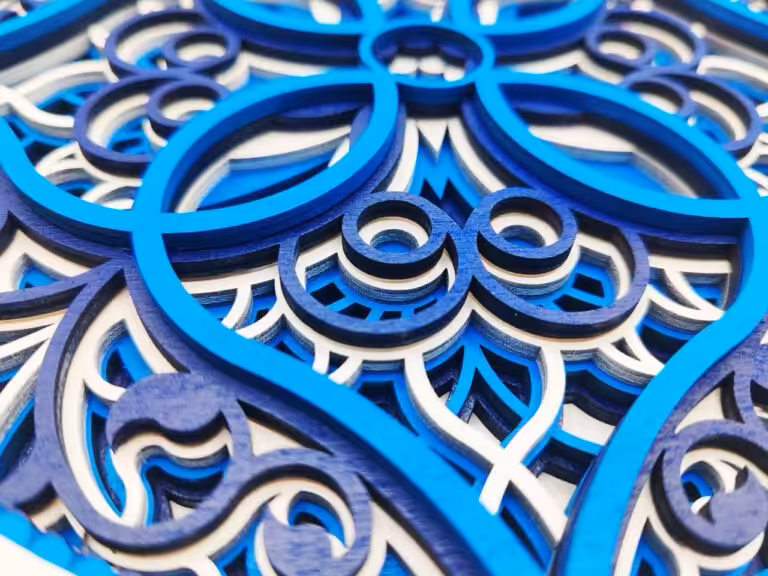 Tableau en Bois Boussole - Atelier Aby - Bretagne