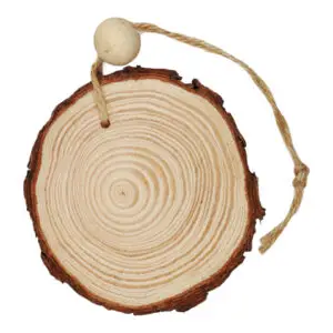 Décoration en bois rondin personnalisable