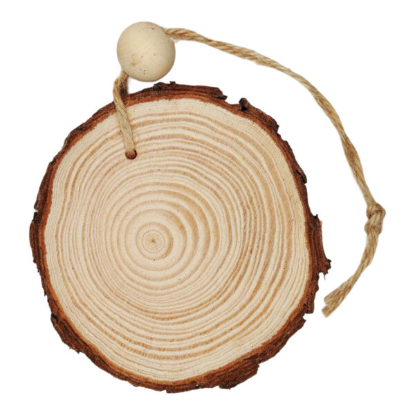 Décoration en bois rondin personnalisable