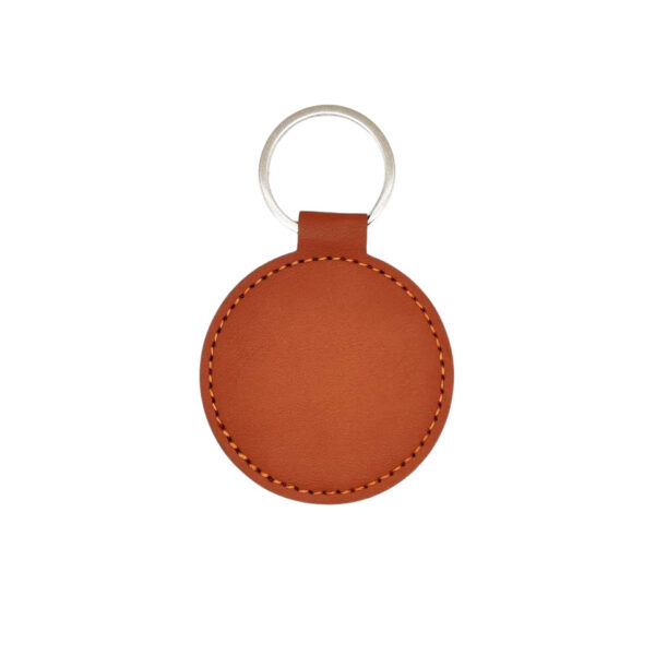 Porte-clés rond simili cuir - personnalisable – Image 6
