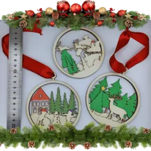 Boule de Noël en 3D couleur ~ personnalisable - Plérin - Côtes d'Armor - Bretagne - Atelier Aby