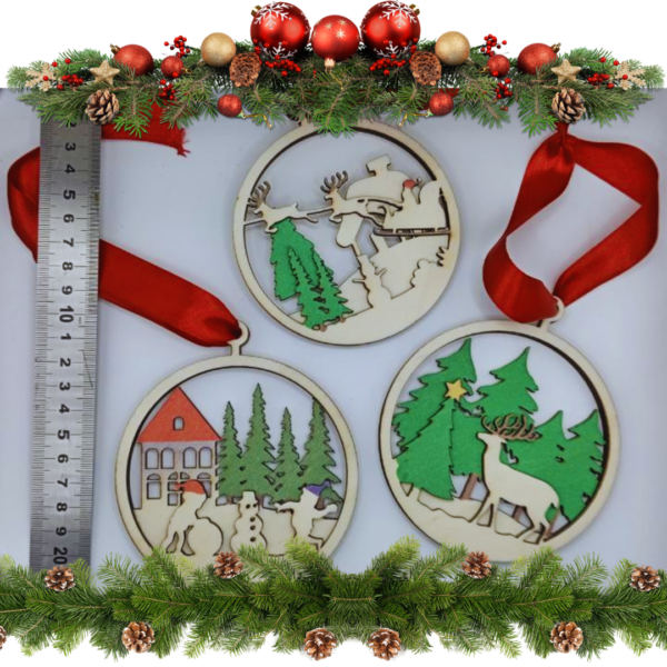 Boule de Noël en 3D couleur ~ personnalisable - Plérin - Côtes d'Armor - Bretagne - Atelier Aby