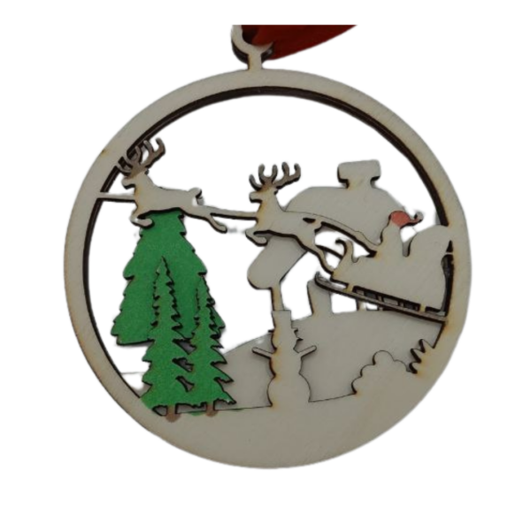 Boule de Noël en 3D couleur ~ personnalisable - Plérin - Côtes d'Armor - Bretagne - Atelier Aby