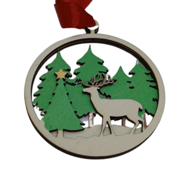 Boule de Noël en 3D couleur ~ personnalisable - Plérin - Côtes d'Armor - Bretagne - Atelier Aby