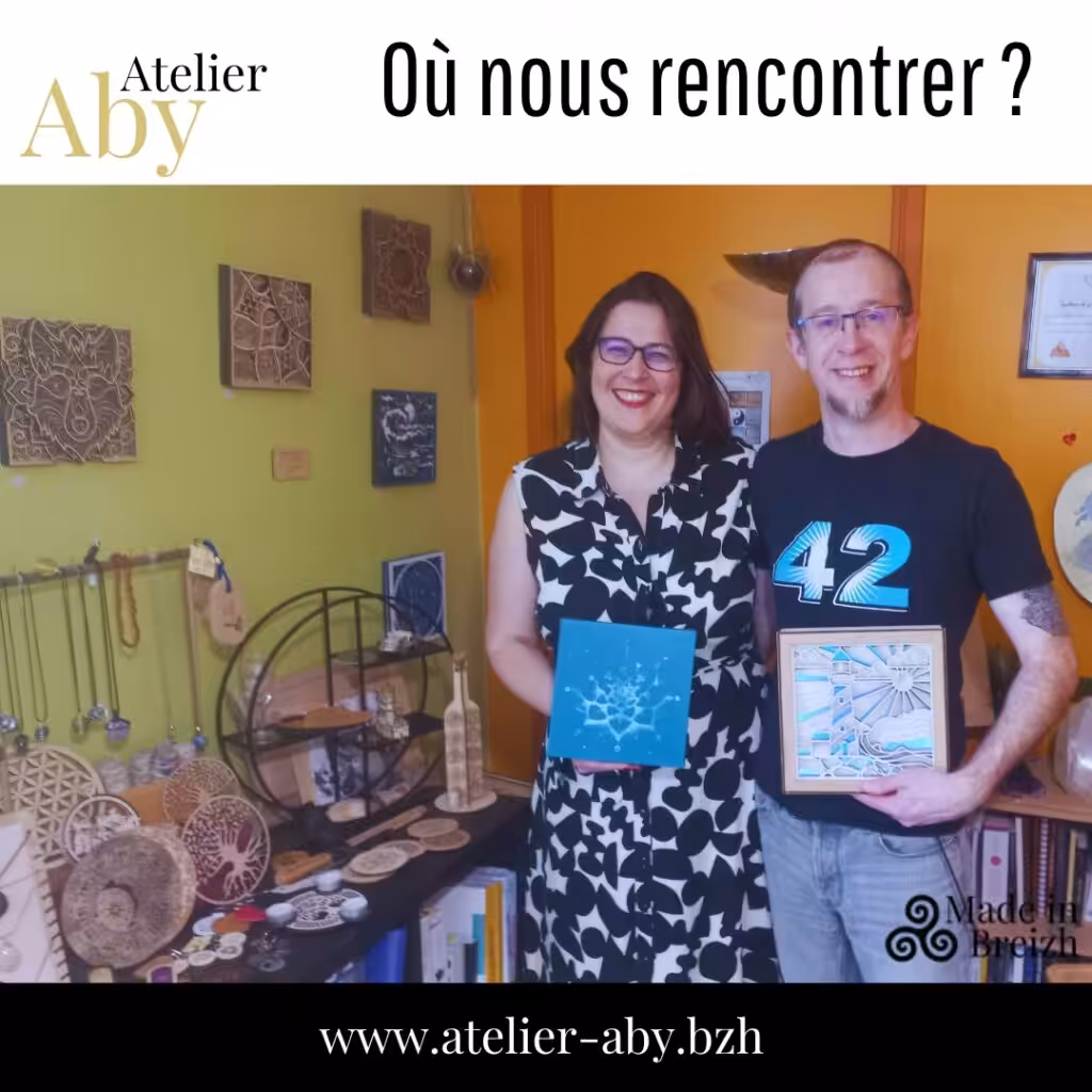Où nous rencontrer à l'extérieur en novembre et décembre - Atelier Aby - Plérin - Côtes d'Armor - Bretagne