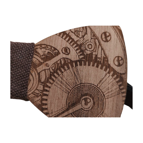 Nœud papillon en bois personnalisable – Image 7
