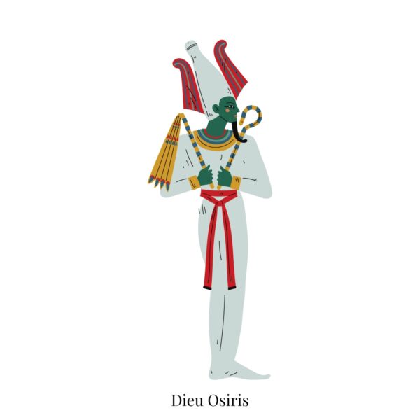 Dieu Osiris - Collection Bijoux égyptiens - Atelier Aby - Plérin