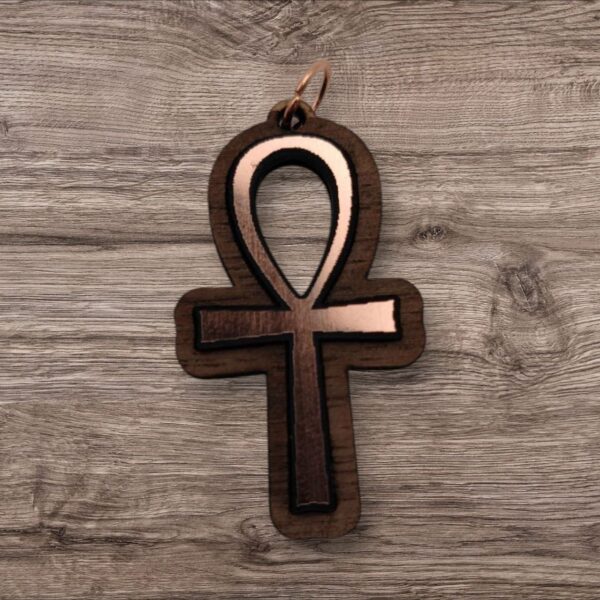 Croix De Ankh - rosé - Bijoux Egypte - Atelier Aby - Bretagne