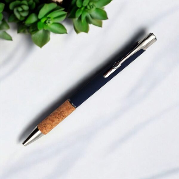 Stylo aluminium et liège personnalisable - Atelier Aby - Côtes d'Armor