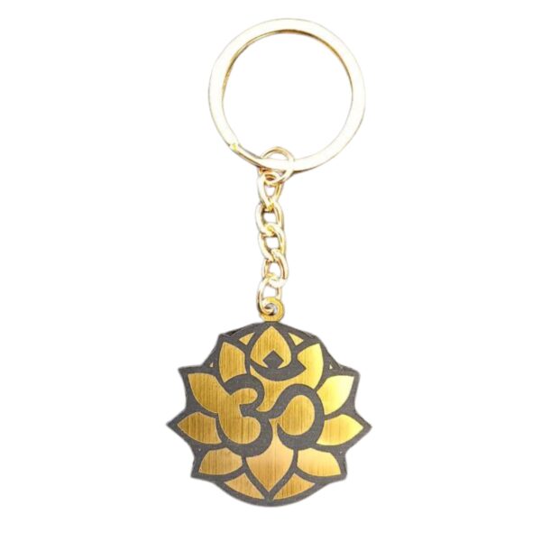 Porte Clef Satnam Doré - Atelier Aby - Bretagne