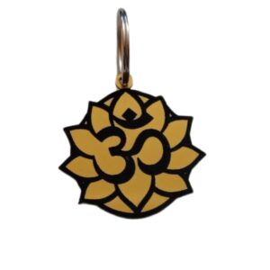 Porte Clef Satnam Doré - Atelier Aby - Bretagne
