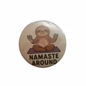 Namaste around - Badge Collection - Yoga - Atelier Aby - Plérin - Côtes d'Armor - Bretagne