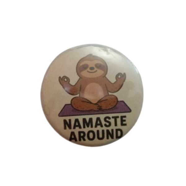 Namaste around - Badge Collection - Yoga - Atelier Aby - Plérin - Côtes d'Armor - Bretagne