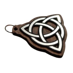 Pendentif Triquetra ~ Argenté ~ Collection "Bijoux celtiques"
