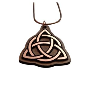 Pendentif Triquetra ~ Rosé ~ Collection "Bijoux celtiques"