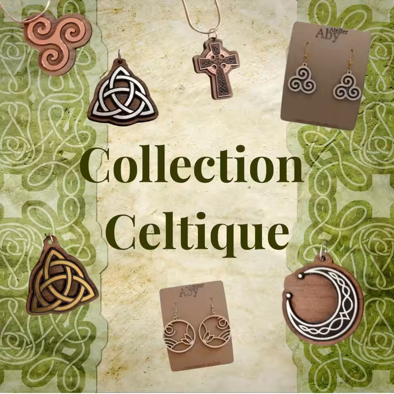 collection bijoux celtiques créés par Atelier Aby - Plérin - Bretagne